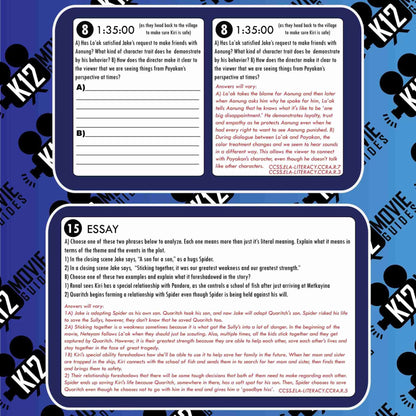 Avatar: The Way of the Water Movie Guide | Worksheet | Questions (PG13 - 2022) Sample 2