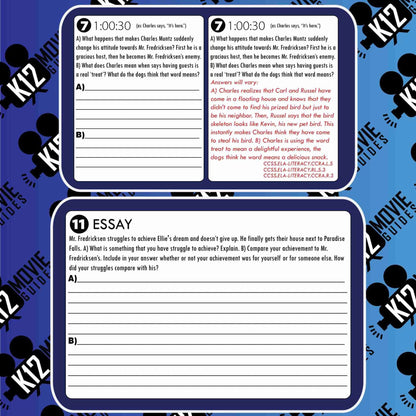 Up Movie Guide | Worksheet | Questions | Google Classroom (PG - 2009) Sample
