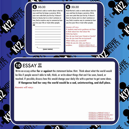 Horton Hears a Who! Movie Guide | Questions | Worksheet | Google Form (G - 2008) Free Sample