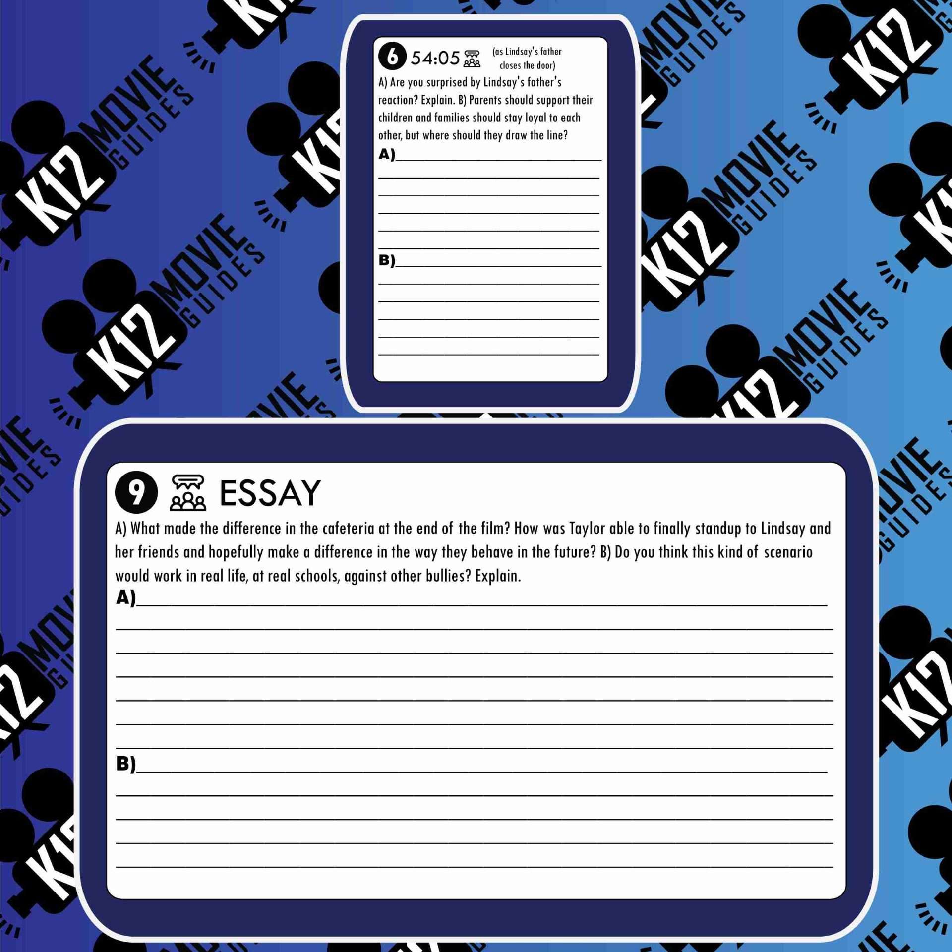 Cyberbully Movie Guide | Questions | Worksheet (TV14 - 2011) Free Sample