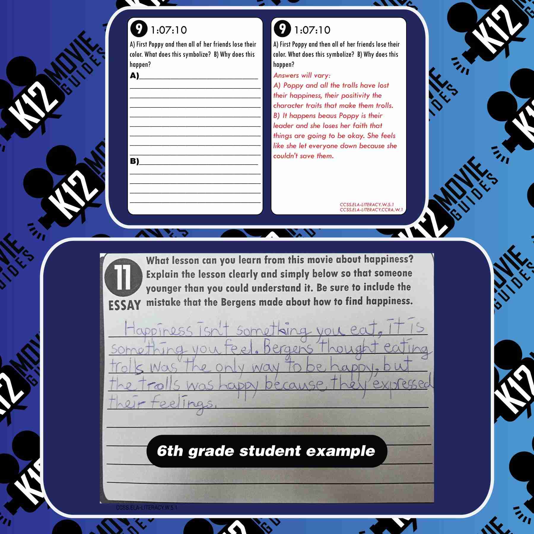 Trolls Movie Guide | Questions | Worksheet | Google Form (PG - 2016) Free Sample