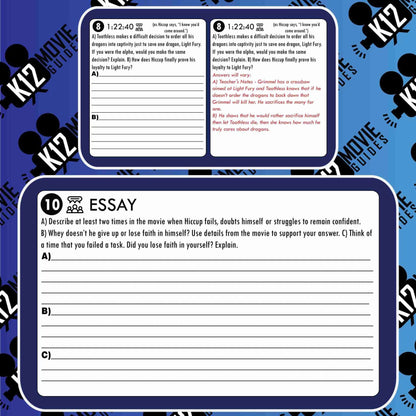 How to Train Your Dragon 3: The Hidden World Movie Guide | Questions | Worksheet (PG - 2019) Free Sample
