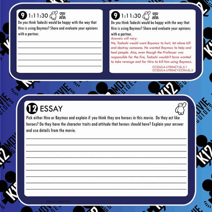 Big Hero 6 Movie Guide | Questions | Worksheet | Google Form (PG - 2014) Free Sample