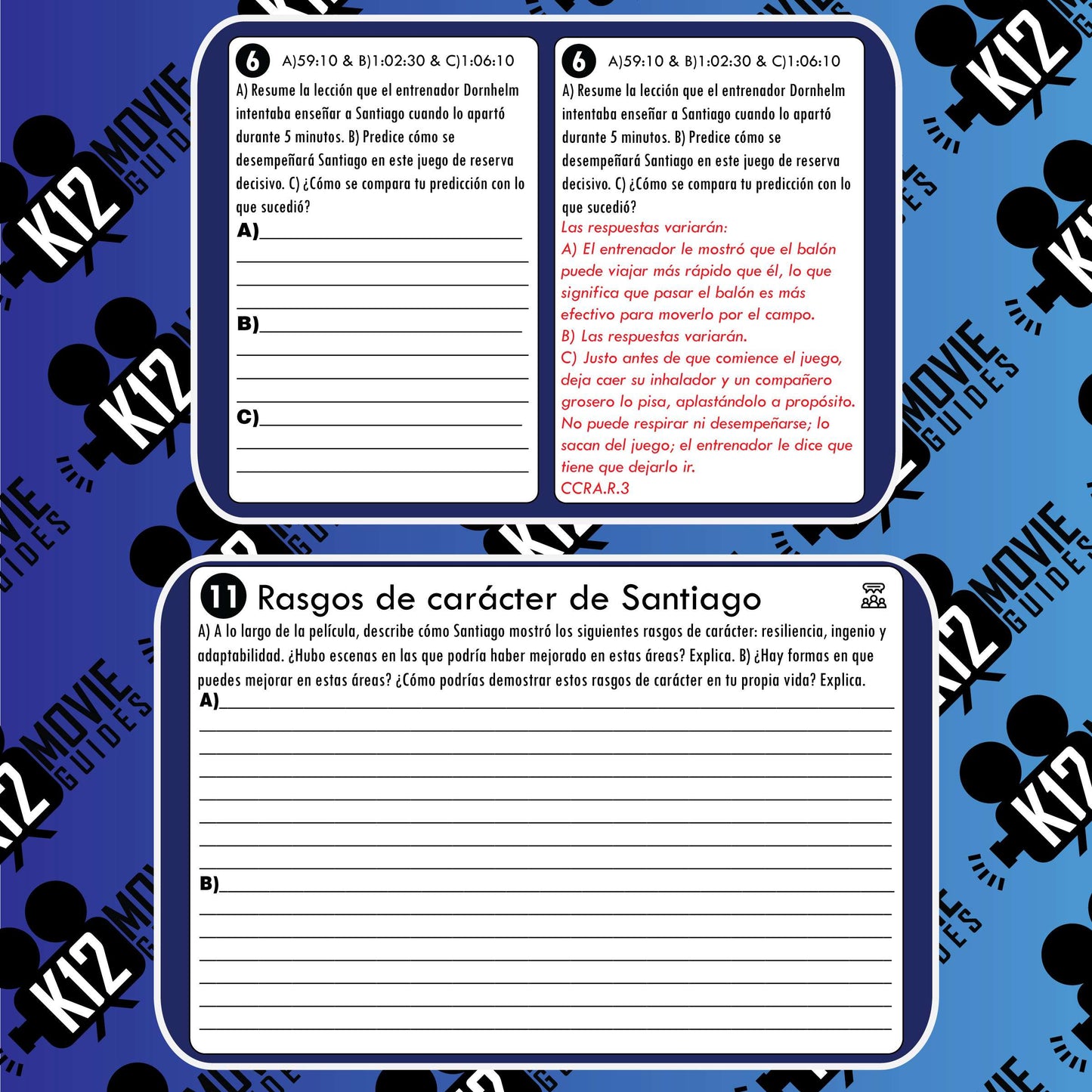 Goal! The Dream Begins Movie Guide in Spanish Sample