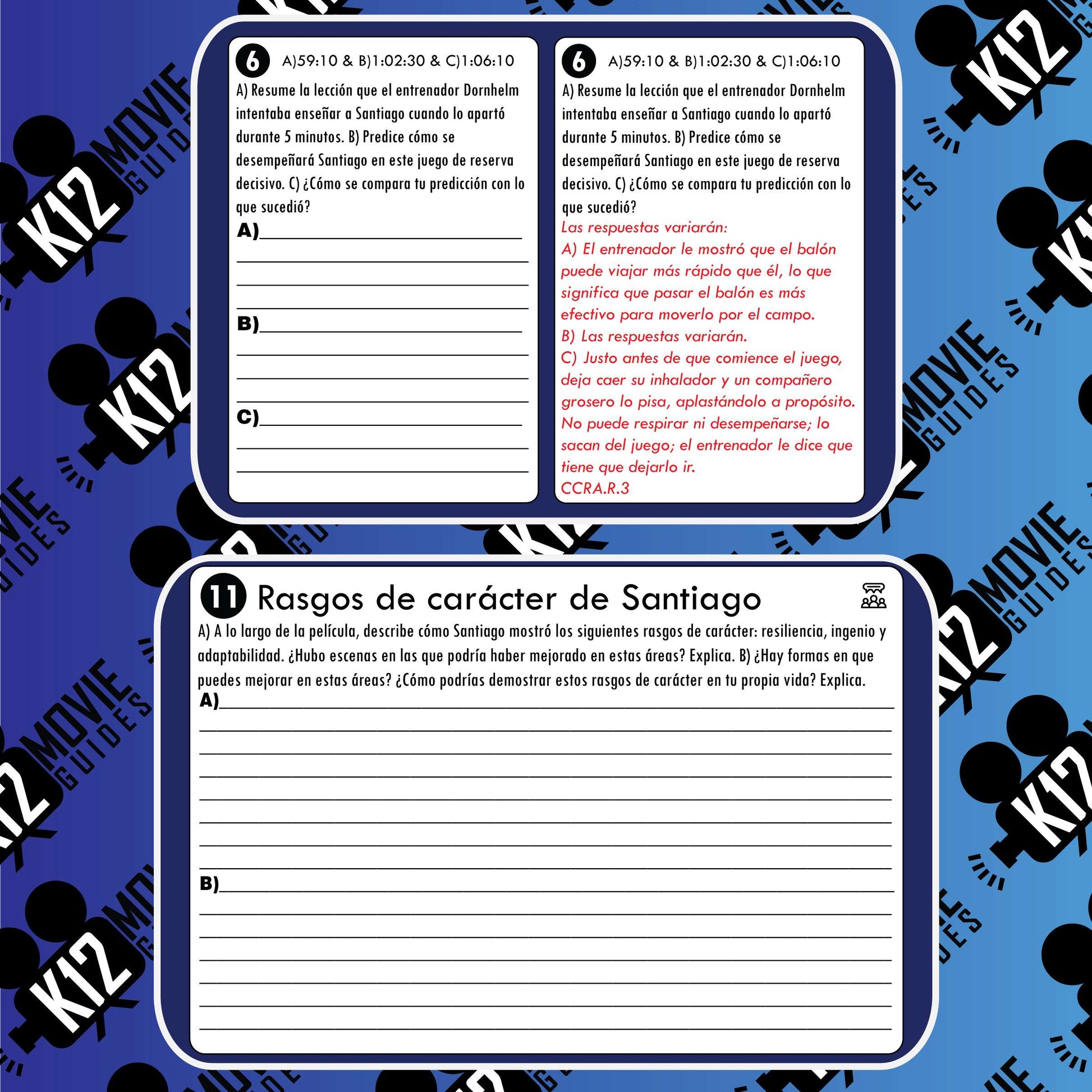 Goal! The Dream Begins Movie Guide in Spanish Sample