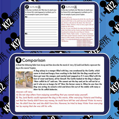 Corpse Bride Movie Guide | Questions | Worksheet | Google Forms (PG - 2005) Free Sample