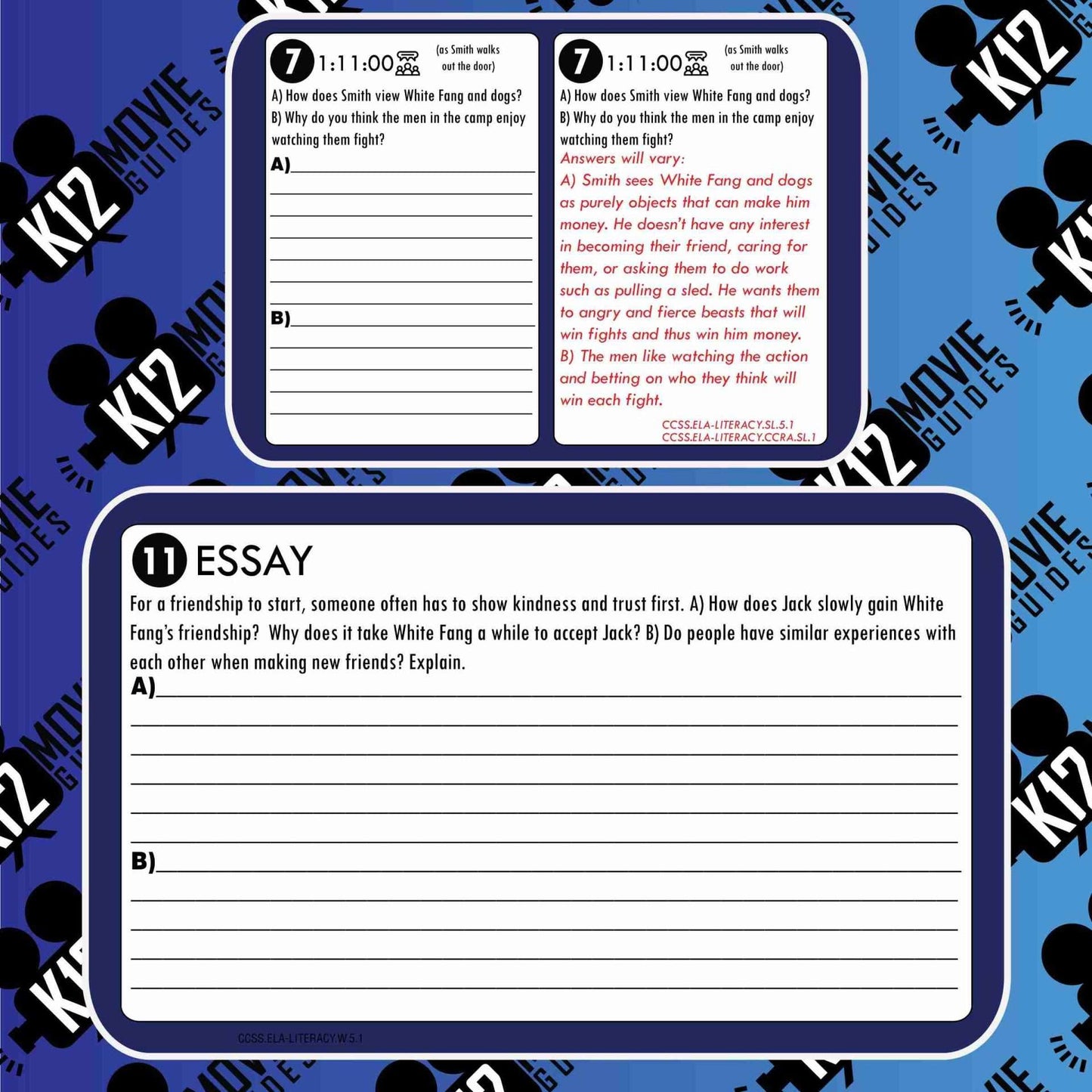 White Fang Movie Guide | Questions | Worksheet | Google Forms (PG - 1991) Free Sample