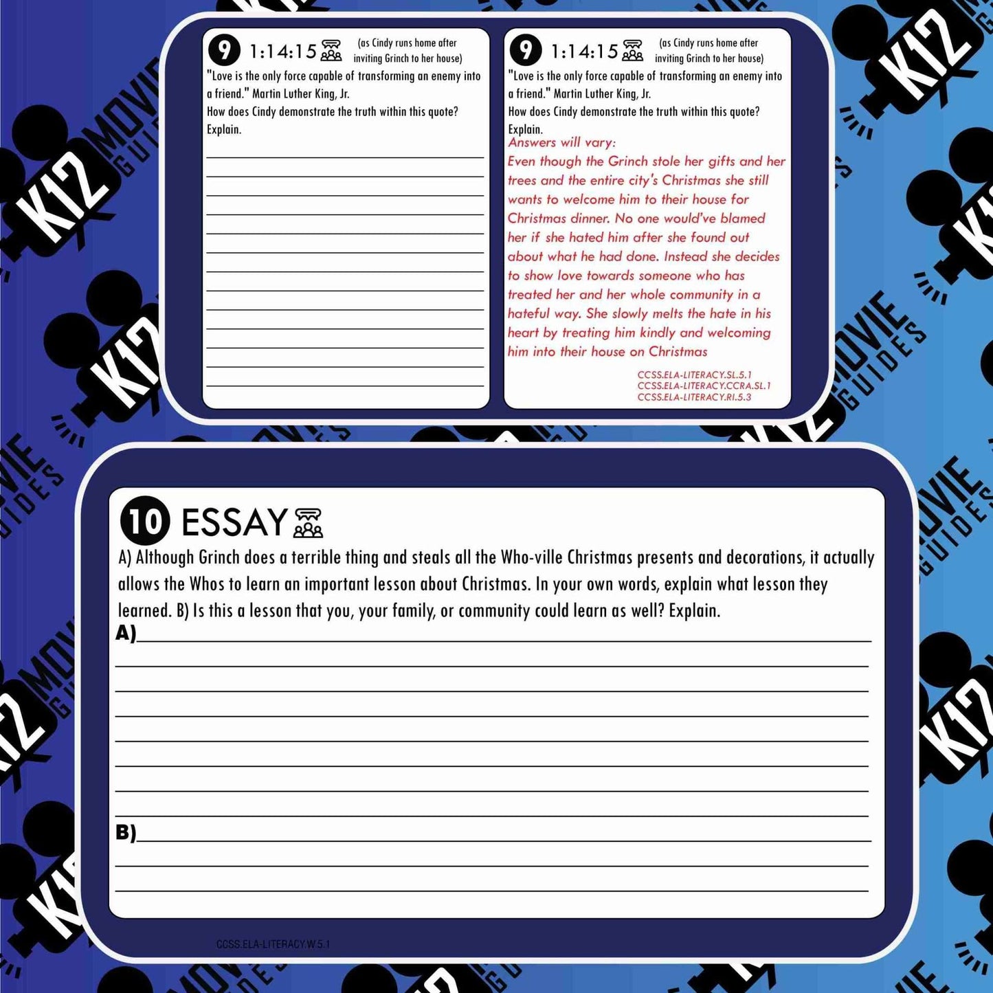 The Grinch Movie Guide | Questions | Worksheet | Google Form (PG - 2018) Free Sample