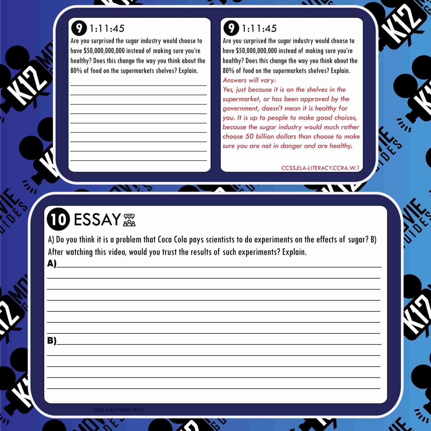 That Sugar Film Movie Guide | Questions | Worksheet (NR - 2014) Free Sample