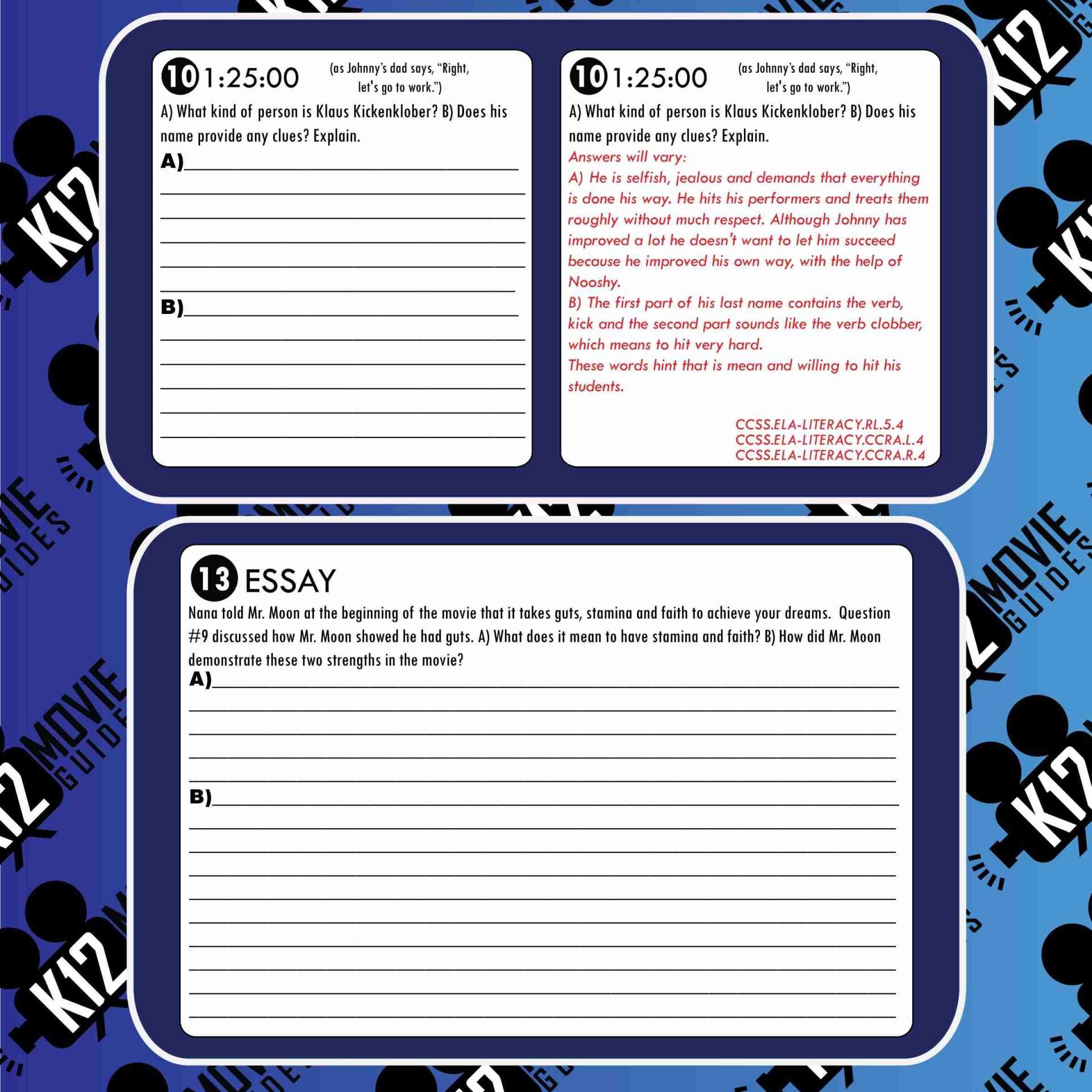 Sing 2 Movie Guide | Worksheet | Questions | Google Slides (PG - 2021) Sample