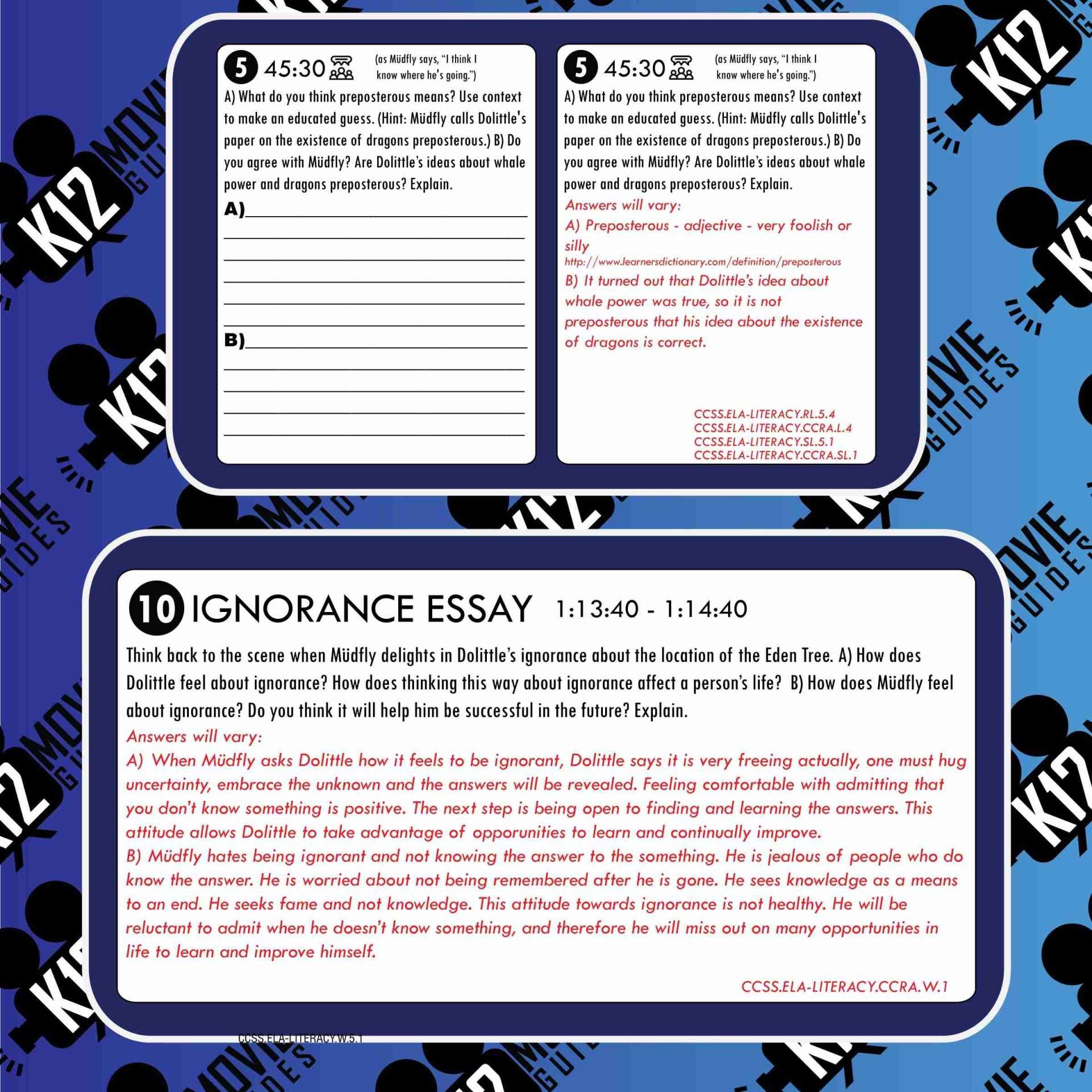 Dolittle Movie Guide | Questions | Worksheet (PG - 2020) Free Sample