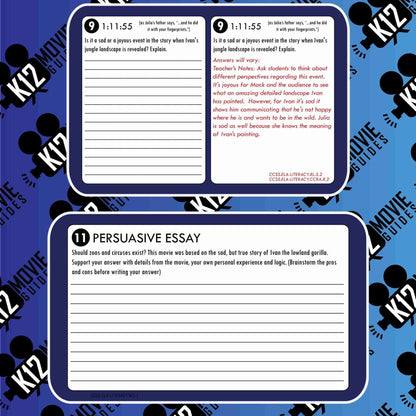The One and Only Ivan Movie Guide | Worksheet | Questions | Google Form (PG - 2020) Free Sample