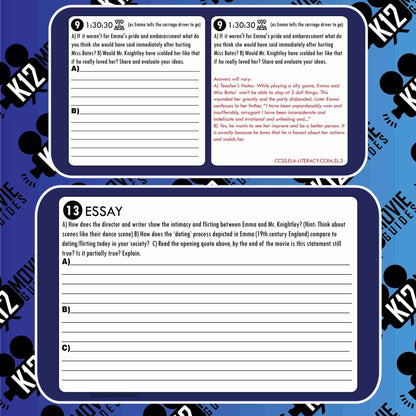 Emma Movie Movie Guide | Questions | Worksheet (PG - 2020) Free Questions