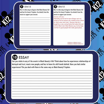 Black Beauty Movie Viewing Guide | Worksheet | Questions (G - 1994) Sample