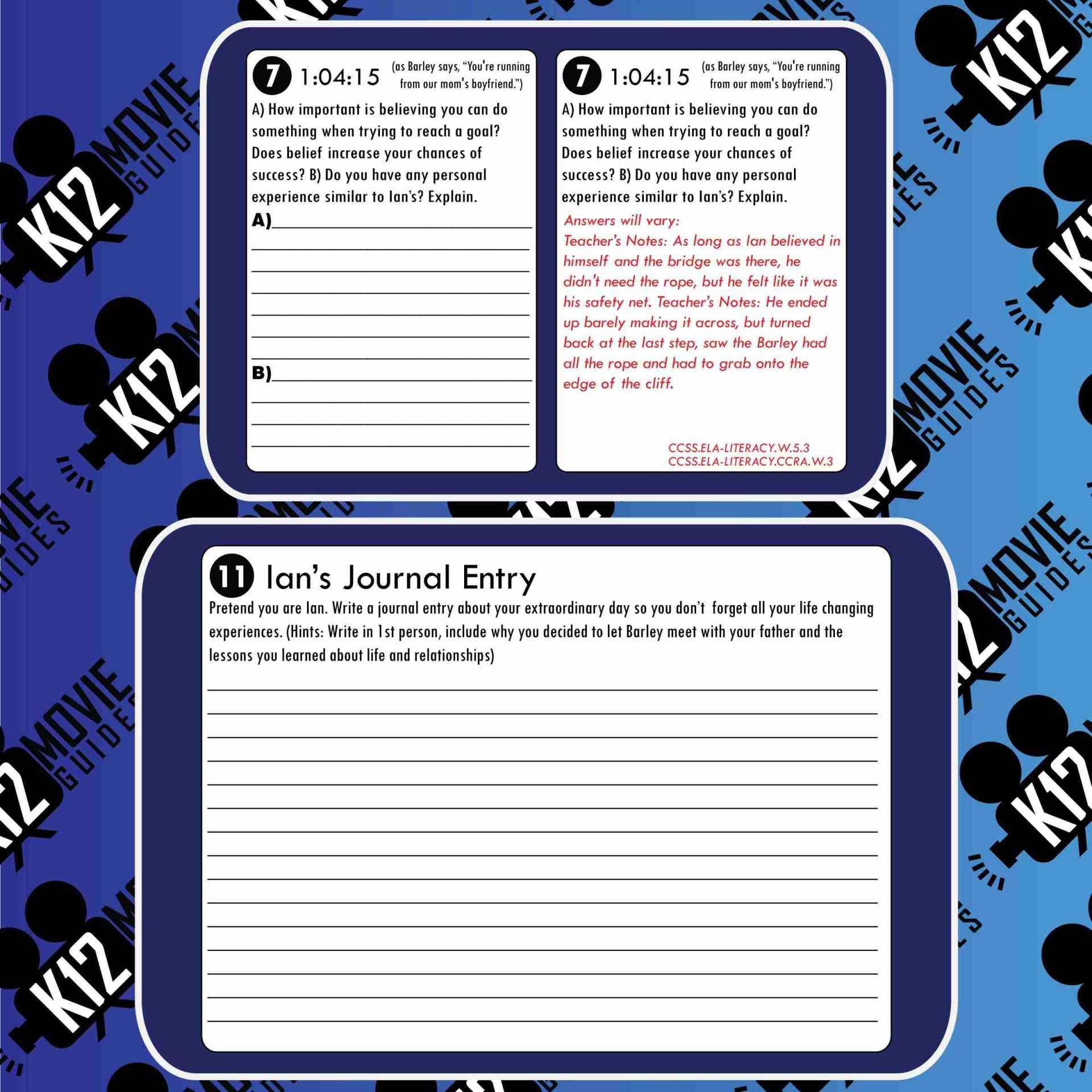 Onward Free Movie Guide | Questions | Worksheet (PG - 2020) Sample