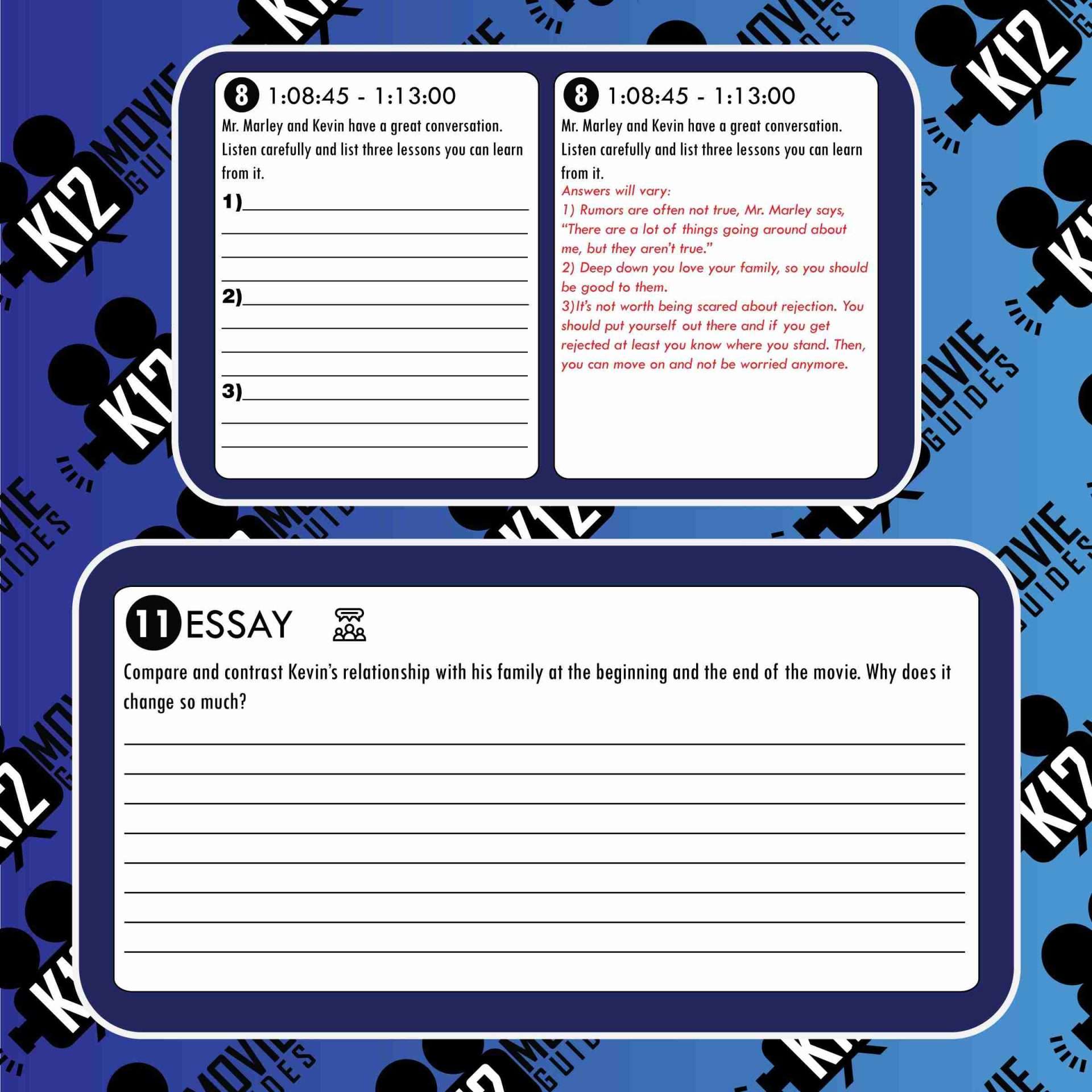 Home Alone Movie Guide | Questions | Worksheet (PG - 1990) Sample