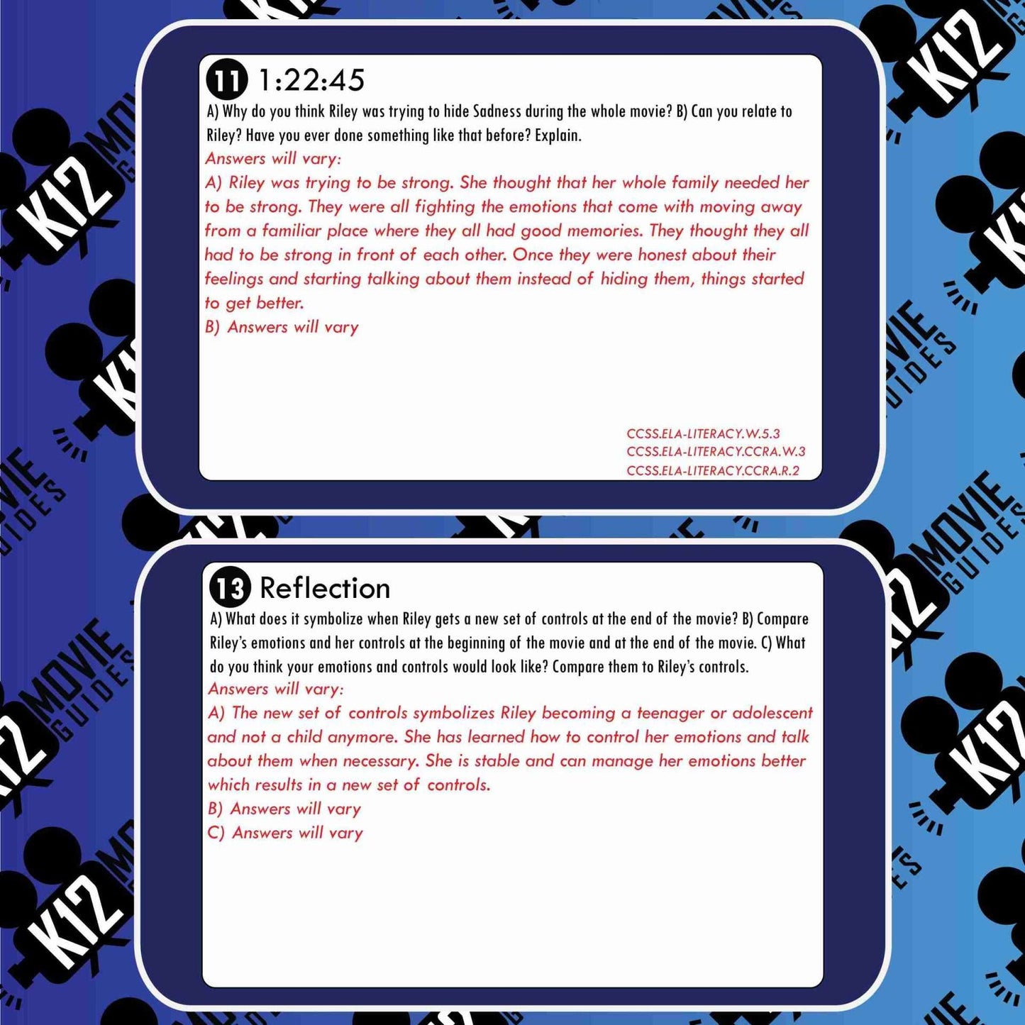 Inside Out Movie Guide | Questions | Worksheet (PG - 2015) Free Sample