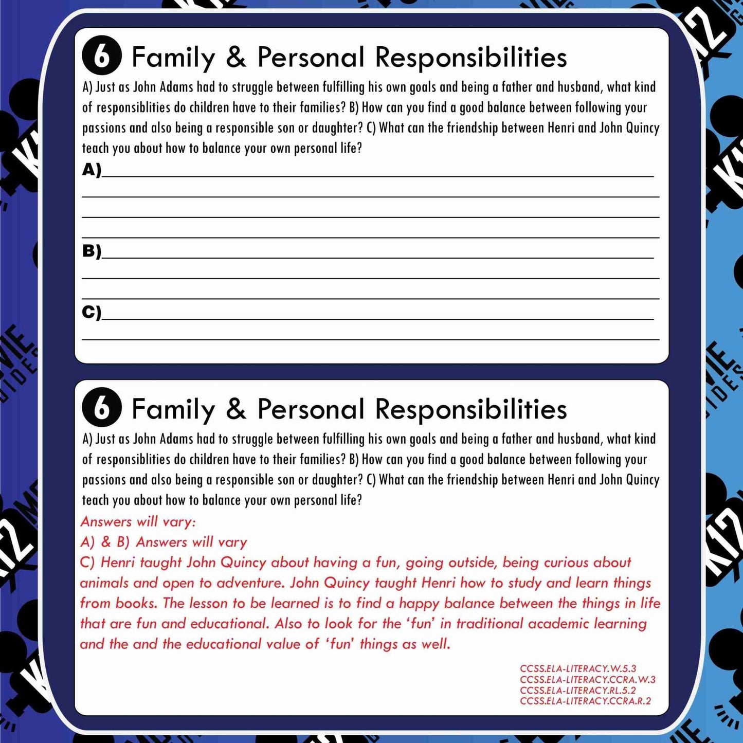 Liberty's Kids | Bostonians Episode 31 (E31) - Movie Guide | Worksheet | Google Free Sample