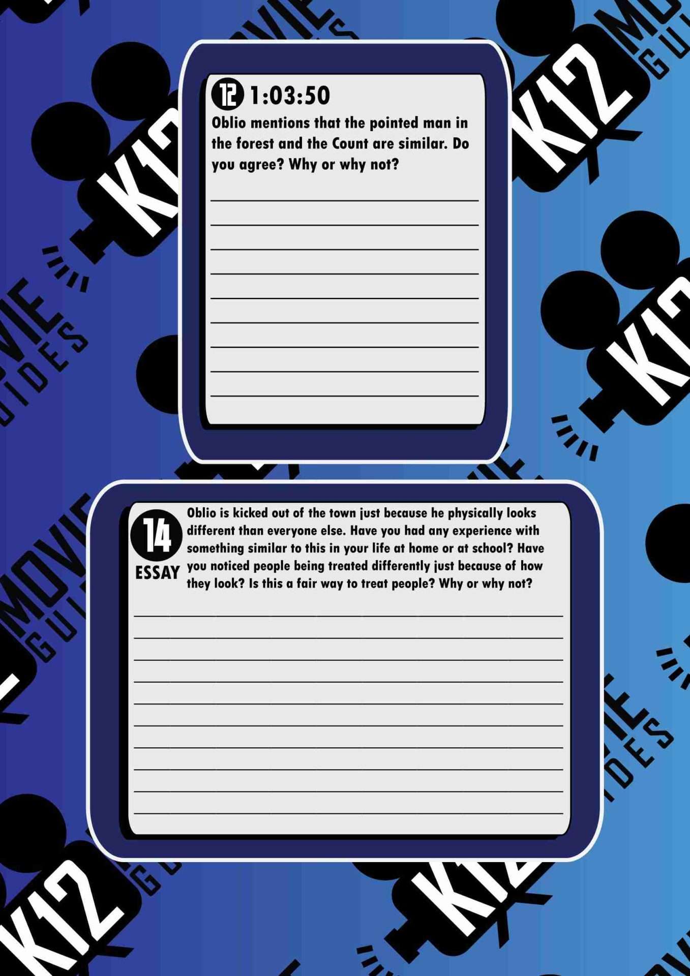 The Point Movie Guide Questions Sample