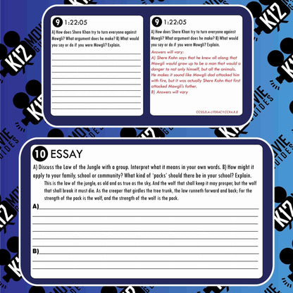 The Jungle Book Movie Guide | Questions | Worksheet | Google Slides (PG - 2016) Sample