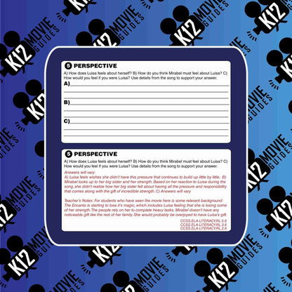 Teach CCSS with Encanto's Song Surface Pressure Sample
