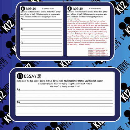 Howl's Moving Castle Movie Guide | Worksheet | Google Slides (PG - 2004) Sample