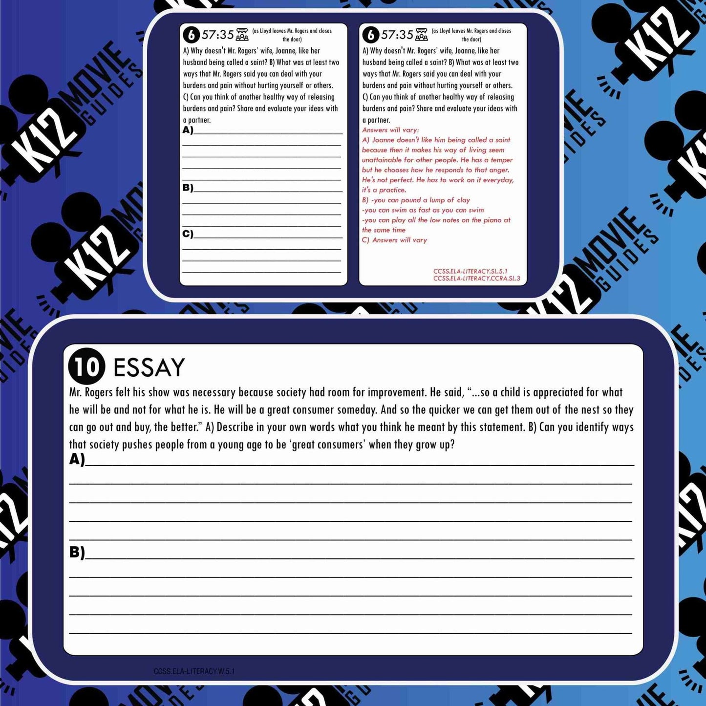 A Beautiful Day in the Neighborhood Movie Guide | Questions | Worksheet (PG - 2019) Free Sample