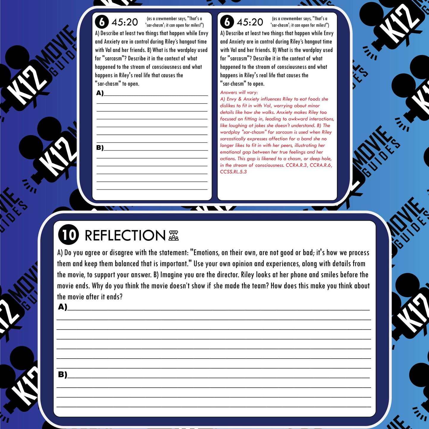 Inside Out 2 (PG - 2024) Movie Guide Sample
