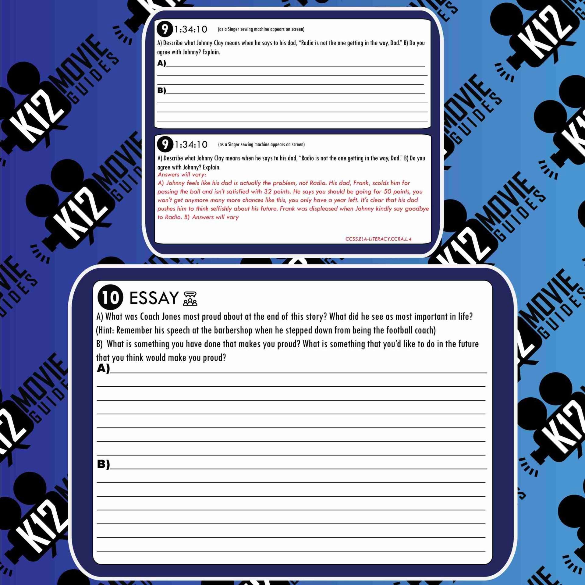 Radio Movie Guide | Worksheet | Questions | Google Slides (PG - 2003) Sample