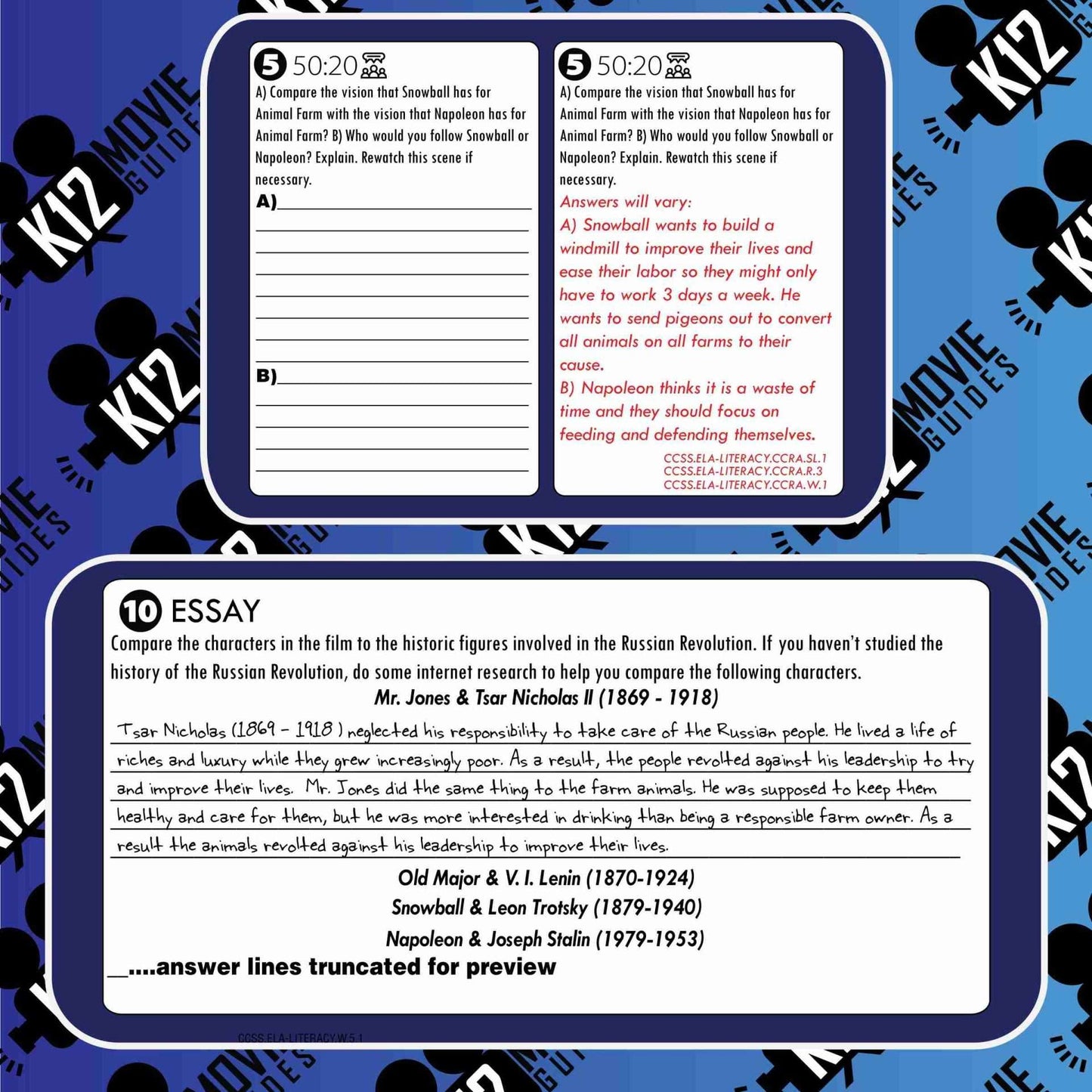 Animal Farm Movie Viewing Guide | Questions | Worksheet | Google Form (PG-1999) Free Sample