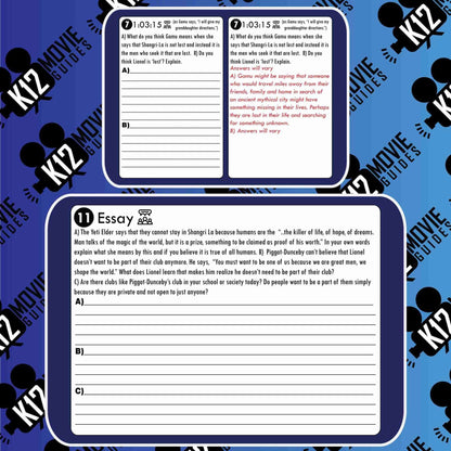 Missing Link Movie Guide | Questions | Worksheet (PG - 2019) Free Sample