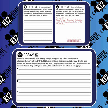 Pocahontas Movie Guide | Questions | Worksheet | Google Form (G - 1995) Free Sample