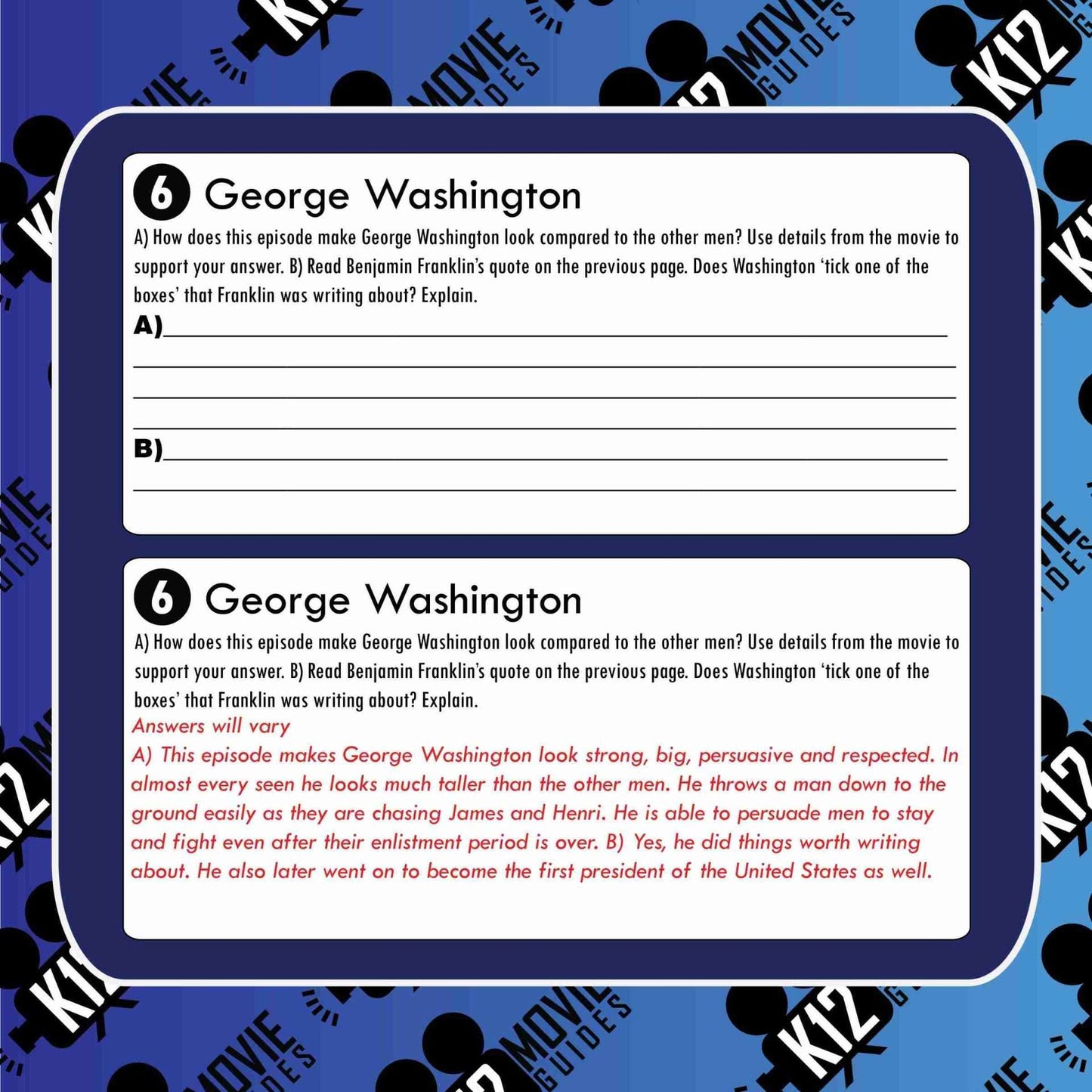 Liberty's Kids | Washington Takes Command Episode 11 (E11) - Movie Guide Free Sample