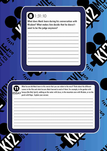 The Shack Movie Guide Questions Sample