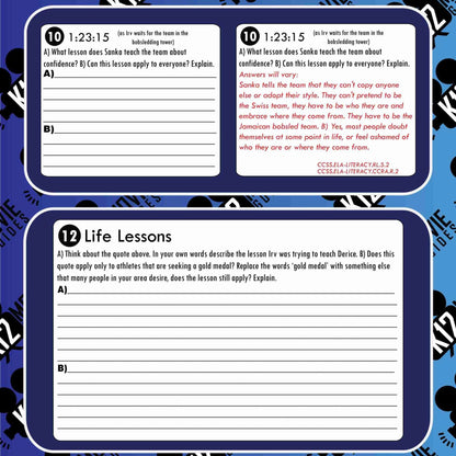 Cool Runnings Movie Guide | Questions | Worksheet | Google Slides (PG - 1993) Sample