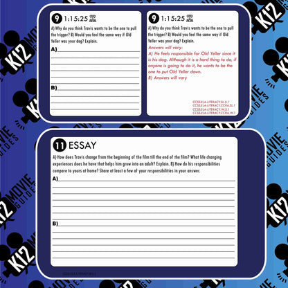 Old Yeller Movie Guide | Questions | Worksheet | Google Form (NR - 1957) Free Sample