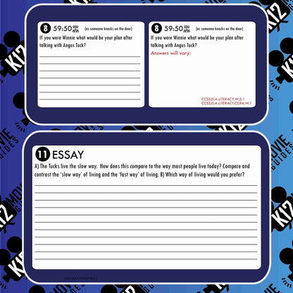 Tuck Everlasting Movie Guide | Questions | Worksheet | Google Forms (PG - 2002) Free Sample