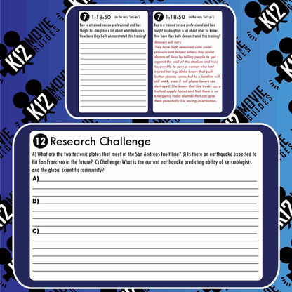 San Andreas Movie Guide | Questions | Worksheet (PG13 - 2015) Free Sample