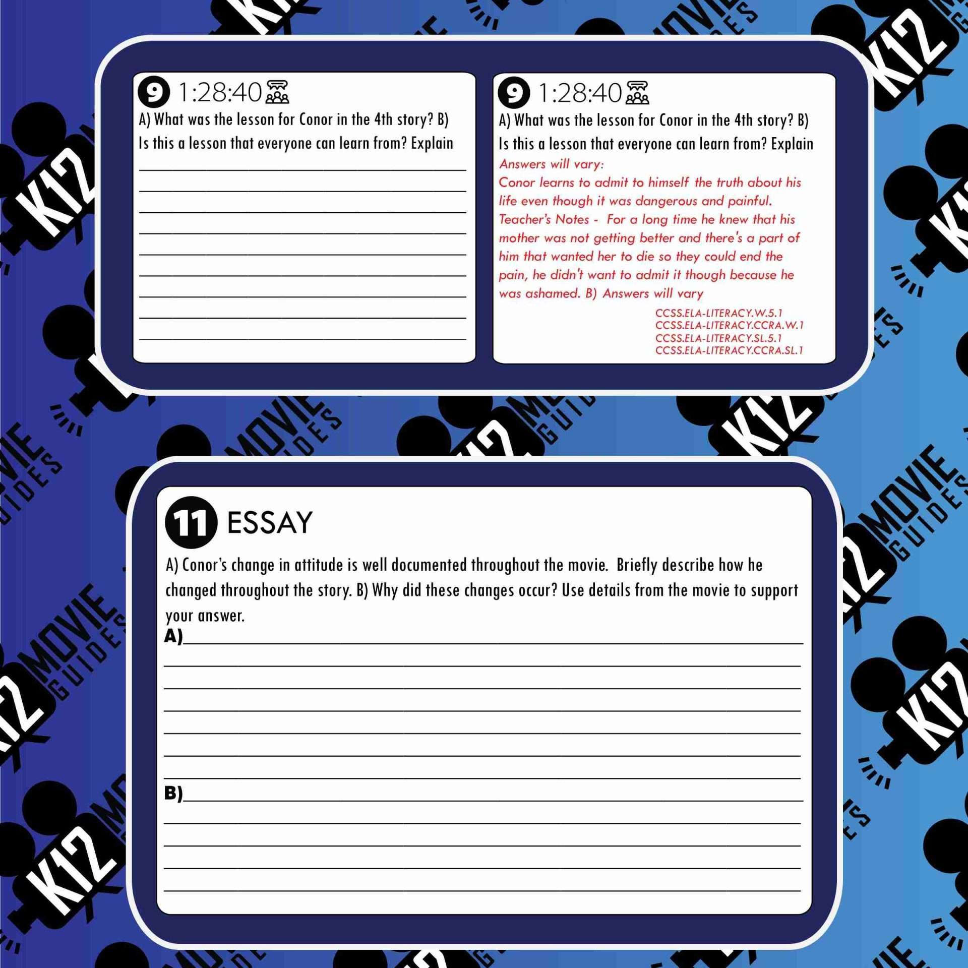 A Monster Calls Movie Guide | Questions | Worksheet | Google Slide (PG13 - 2016) Sample