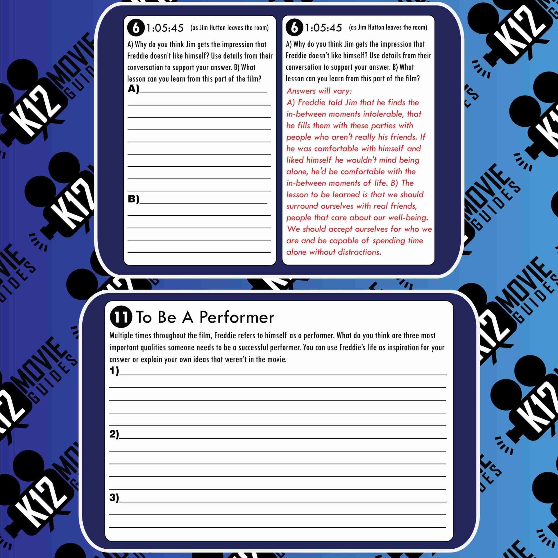 Bohemian Rhapsody Movie Guide | Questions | Worksheet (PG13 - 2018) Free Sample