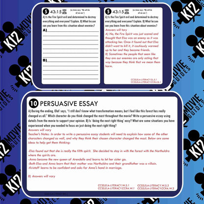 Frozen II Movie Guide | Questions | Worksheet (PG - 2019) Free Sample