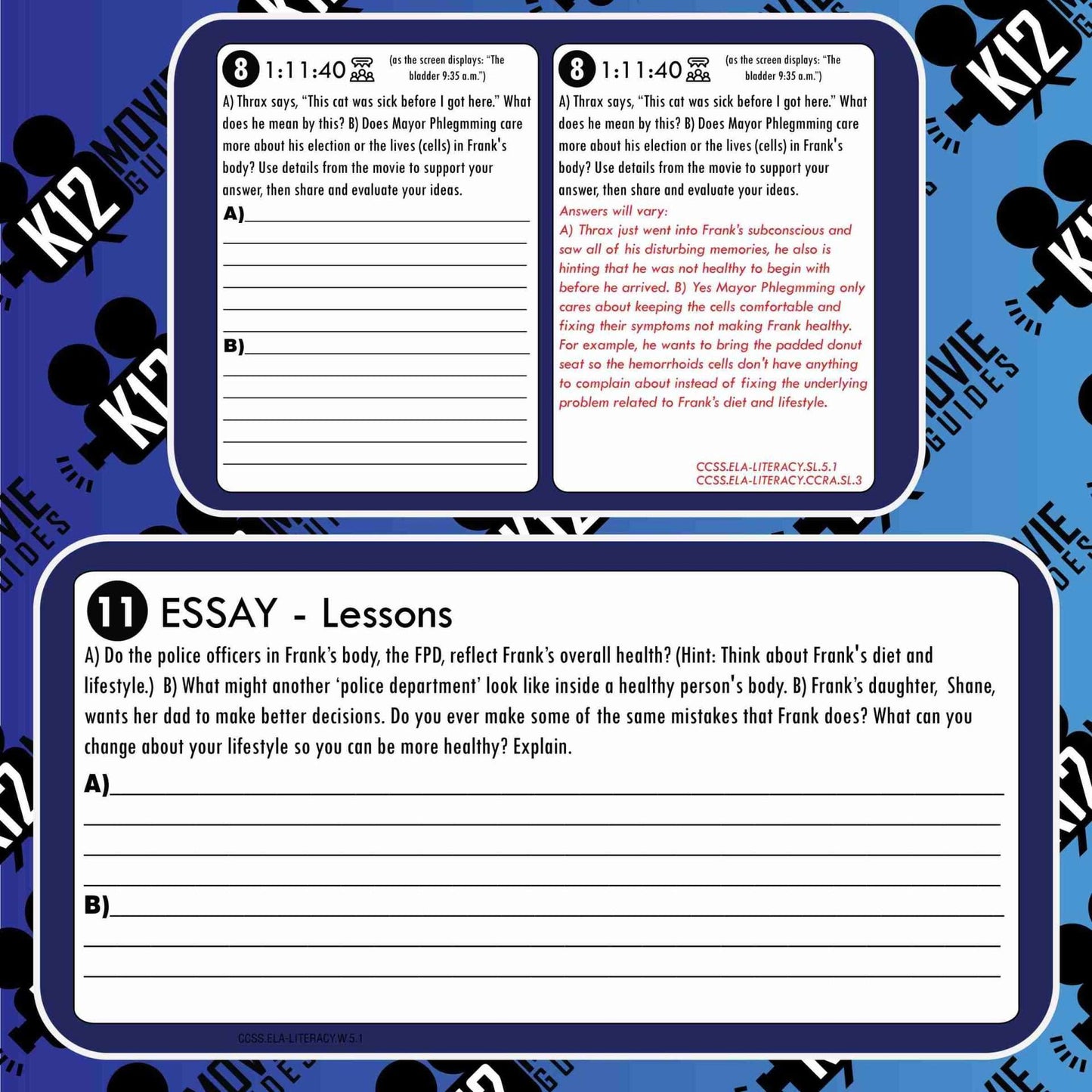 Osmosis Jones Movie Guide | Questions | Google Forms (PG - 2001) Free Sample