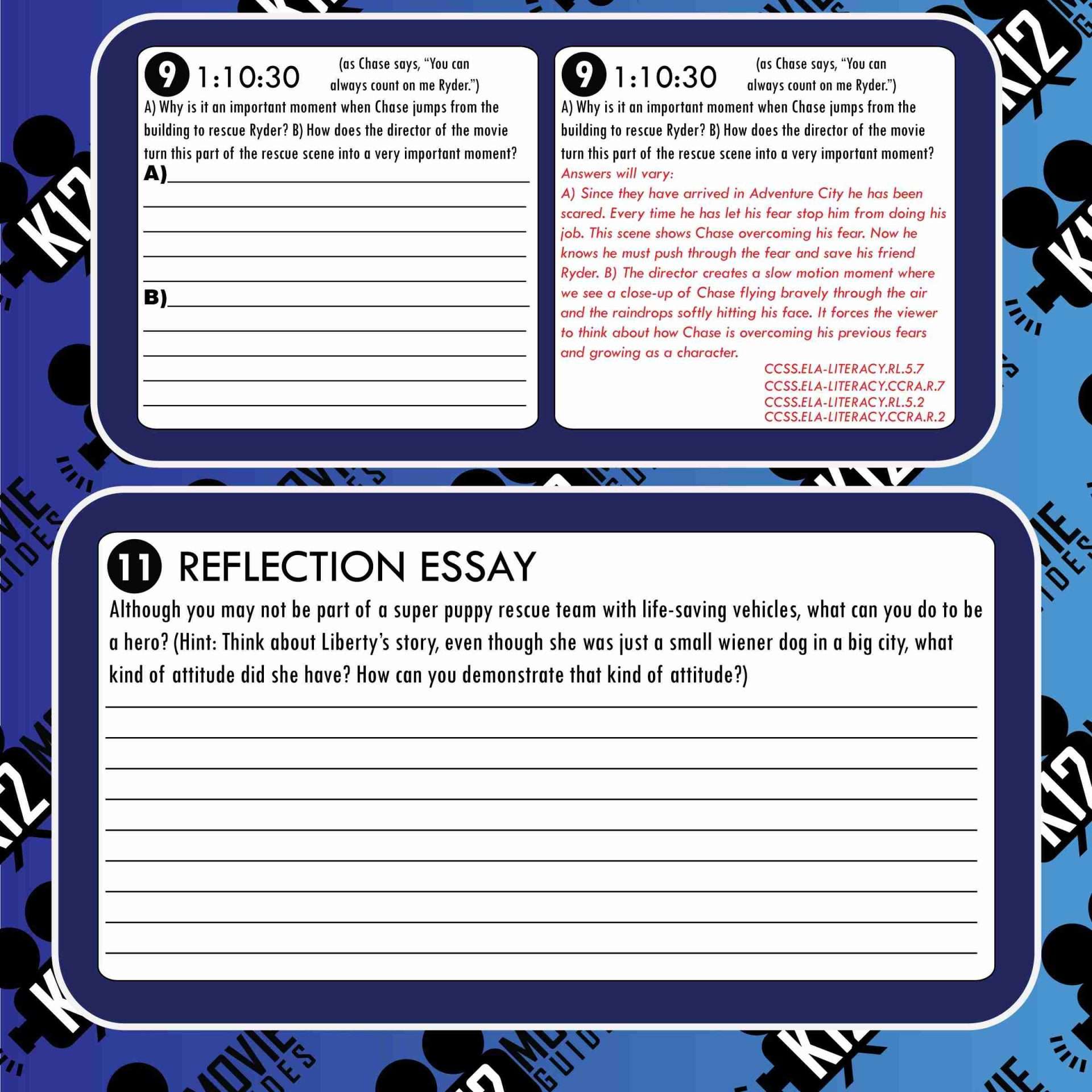 PAW Patrol: The Movie - Movie Guide | Worksheet | Questions | Google (G - 2021) Sample