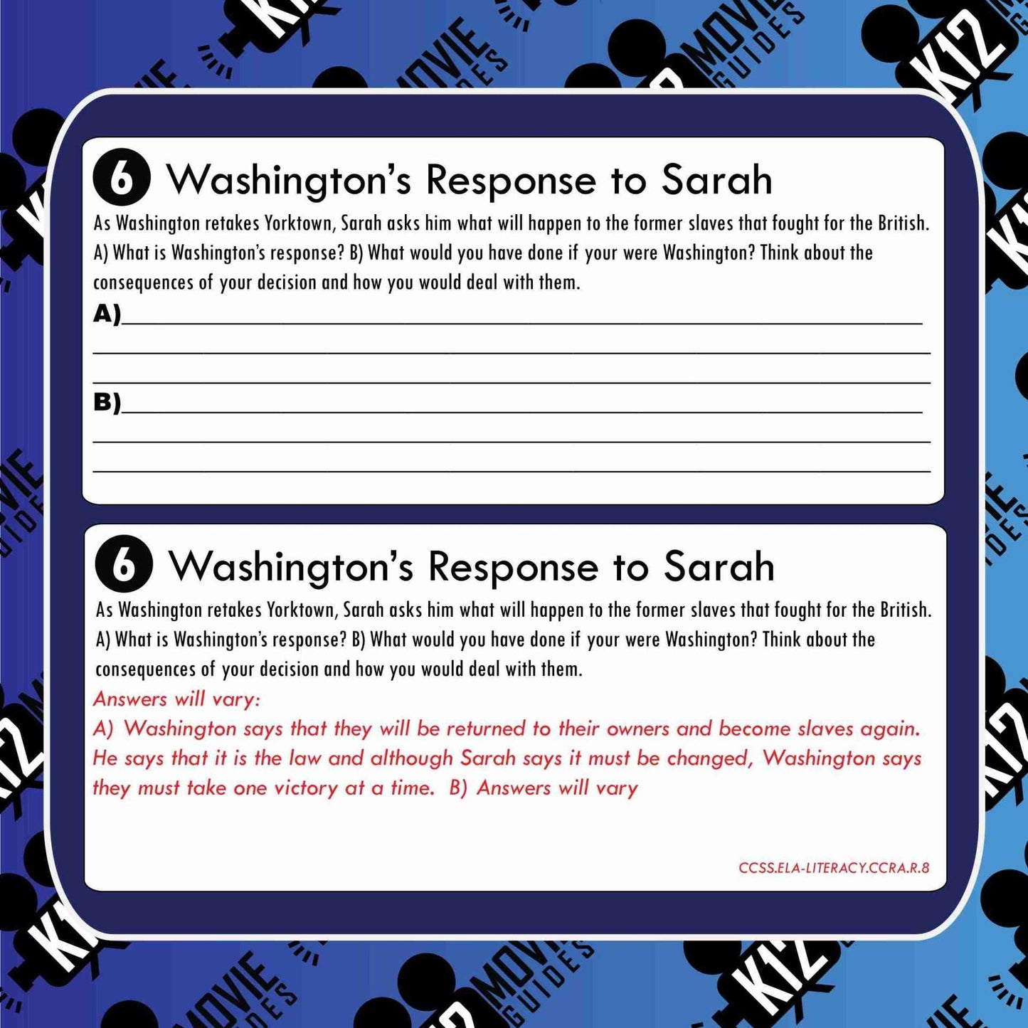 Liberty's Kids | Yorktown Episode 36 (E36) - Movie Guide | Worksheet Free Sample
