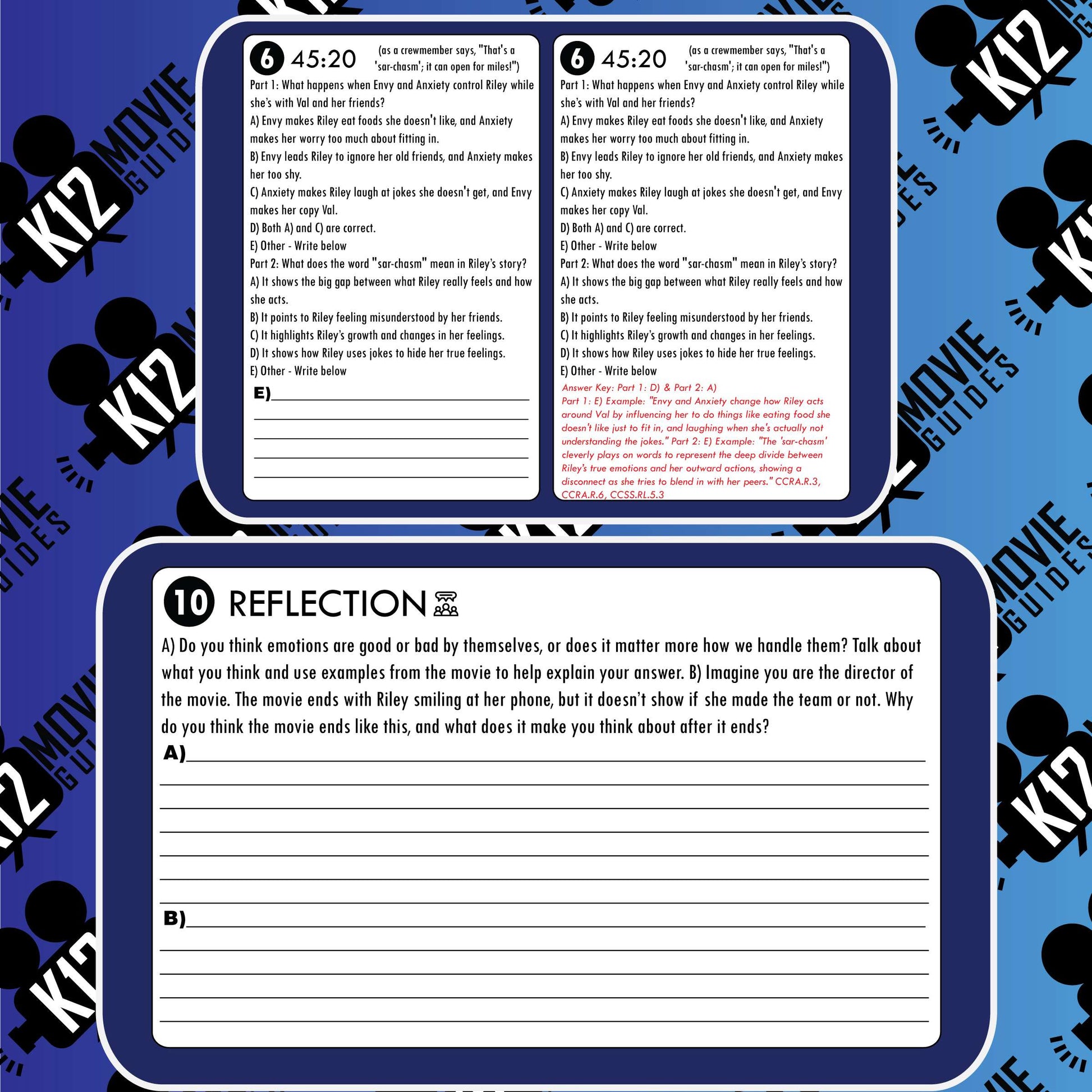 Inside Out 2 Movie Guide Substitute Version Sample
