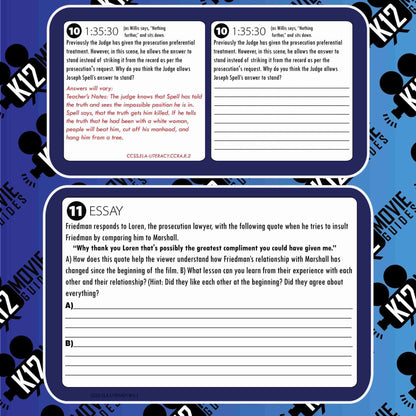 Marshall Movie Guide | Worksheet | Questions (PG13 - 2017) [Thurgood Marshall] Free Sample