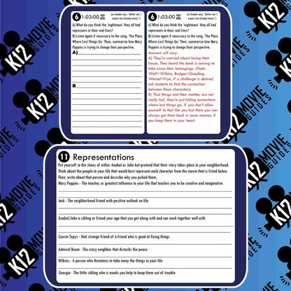Mary Poppins Returns Movie Guide | Questions | Worksheet (PG - 2018) Free Sample