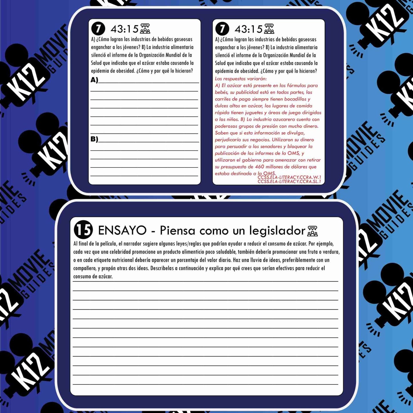 Fed Up Documentary Movie Guide | Questions | Worksheet | Google Formats (PG - 2014) Sample