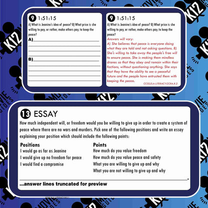 Divergent Movie Guide | Questions | Worksheet | Google Form (PG13 - 2013) Free Sample