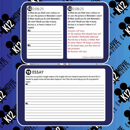 Unbroken Movie Guide | Questions | Worksheet | Google Slides (PG13 - 2014) Sample